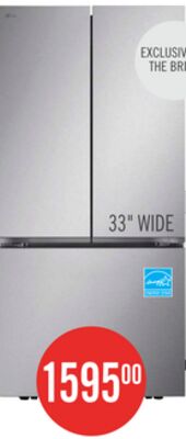 LG 33" 25 Cu. Ft. Smart French-Door Refrigerator - Stainless Steel - LF25S6000S