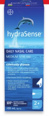 hydraSense Baby or Medium Stream Nasal Care