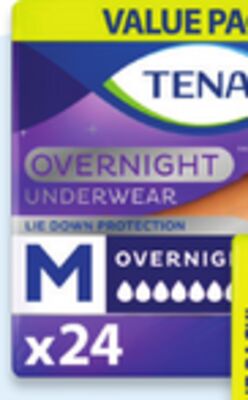 Tena incontinence products