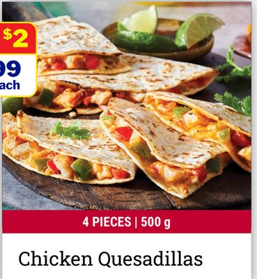 Chicken Quesadillas