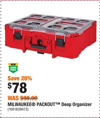 MILWAUKEE® PACKOUT™ Deep Organizer