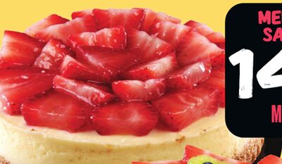 Fruit or Strawberry Topped Cheesecake