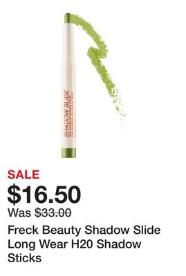 Freck Beauty Shadow Slide Long Wear H20 Shadow Sticks