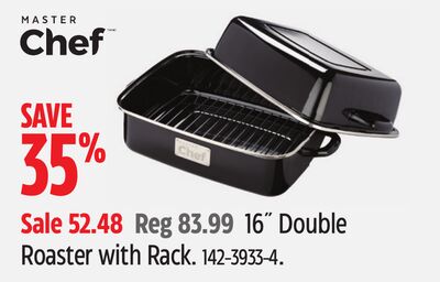 MASTER Chef 16˝ Double Roaster with Rack