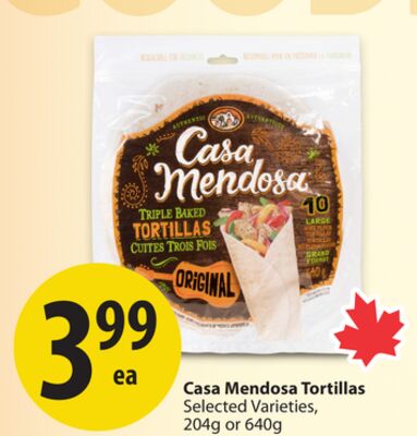 Casa Mendosa Tortillas