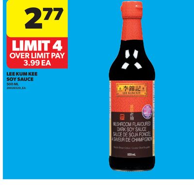 LEE KUM KEE SOY SAUCE, 500 ML