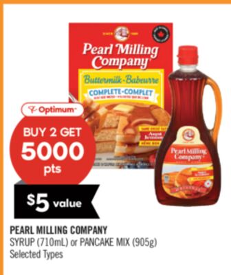 PEARL MILLING COMPANY SYRUP (710mL) or PANCAKE MIX (905g)