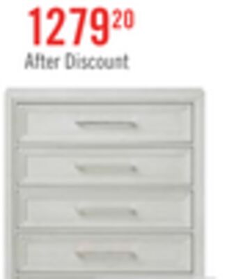 Vida Bedroom 5-Drawer Chest, 38"W x 52"H - Sand