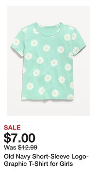 Old Navy Short-Sleeve Logo-Graphic T-Shirt for Girls