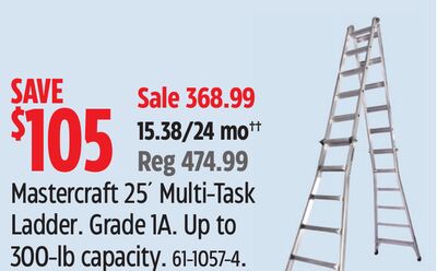Mastercraft 25´ Multi-Task Ladder