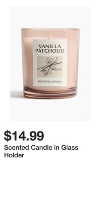 Scented Candle in Glass Holder