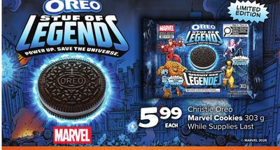 Christie Oreo Marvel Cookies