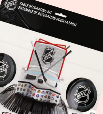 NHL Table Decorating Kit Centerpieces with Confe