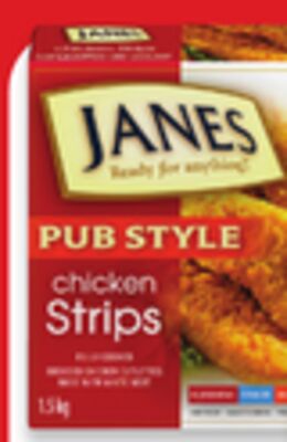 Janes Pub Style breaded chicken strips