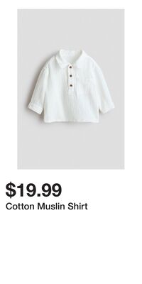 Cotton Muslin Shirt