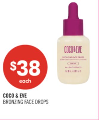 COCO & EVE BRONZING FACE DROPS