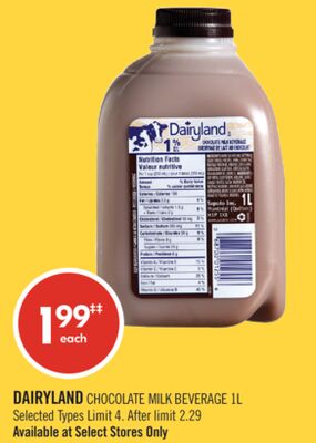 DAIRYLAND CHOCOLATE MILK BEVERAGE