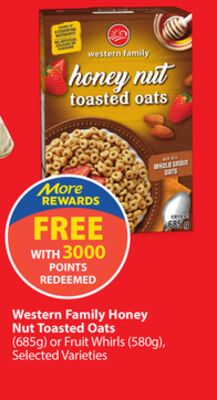 Western Family Honey Nut Toasted Oats