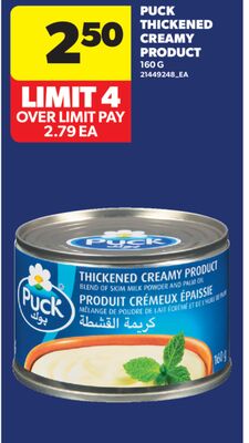 PUCK THICKENED CREAMY PRODUCT, 160 G