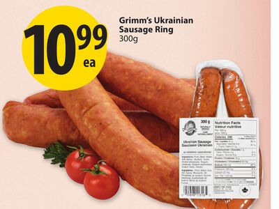 Grimm's Ukrainian Sausage Ring