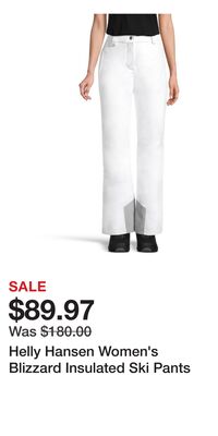 Helly Hansen Women's Blizzard Insulated Ski Pants