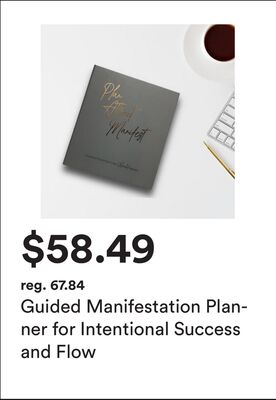 Guided Manifestation Planner for Intentional Success and Flow