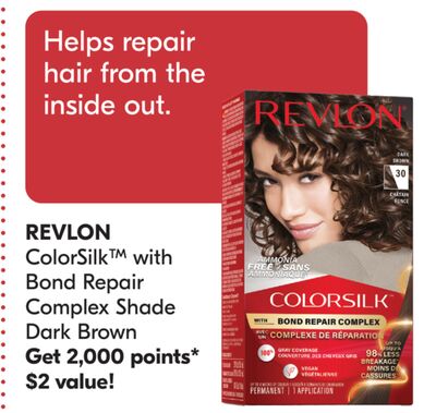 REVLON ColorSilk™ with Bond Repair Complex Shade Dark Brown