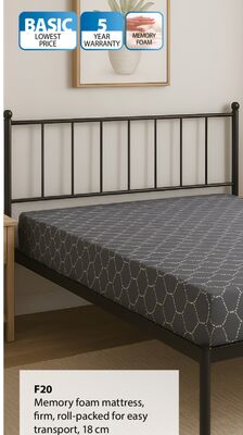 F20 Memory foam mattress