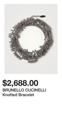 BRUNELLO CUCINELLI Knotted Bracelet