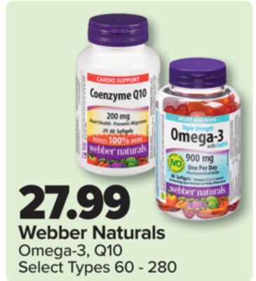 Webber Naturals Omega-3, Q10