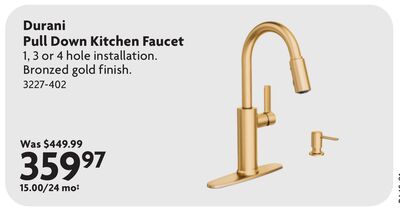 Durani Pull Down Kitchen Faucet