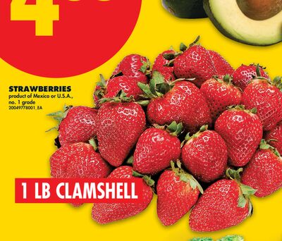 STRAWBERRIES, 1 LB CLAMSHELL