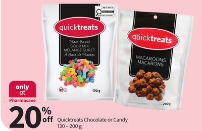 Quicktreats Chocolate or Candy