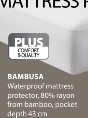 Bambusa Waterproof mattress protector