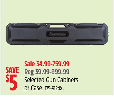 Flambeau Selected Gun Cabinets or Case.