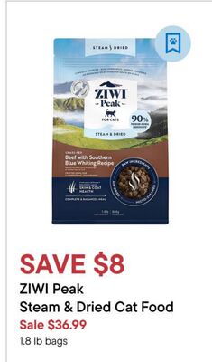 ZIWI Peak Steam & Dried Cat Food
