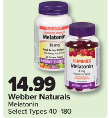 Webber Naturals Melatonin