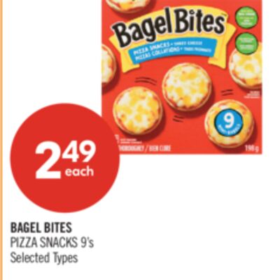 BAGEL BITES PIZZA SNACKS