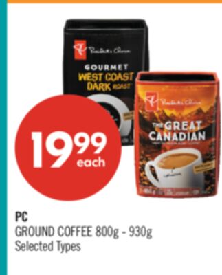 PC GROUND COFFEE 800g - 930g