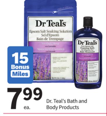 Dr. Teal's Bath and Body Products