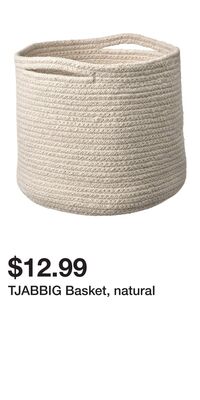 TJABBIG Basket, natural
