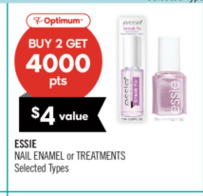 ESSIE NAIL ENAMEL or TREATMENTS