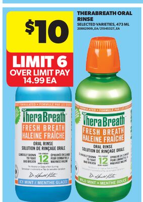 THERABREATH ORAL RINSE, 473 ML