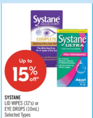 SYSTANE LID WIPES (32's) EYE DROPS (10mL)