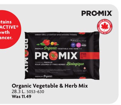 Organic Vegetable & Herb