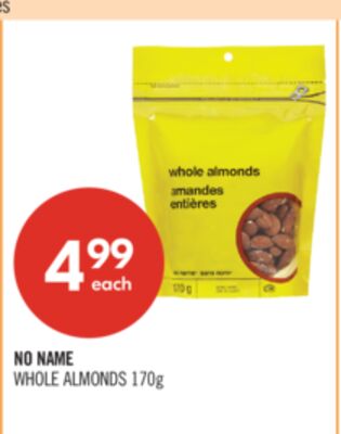 NO NAME WHOLE ALMONDS