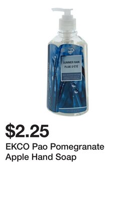 EKCO Pao Pomegranate Apple Hand Soap