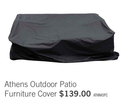 Athens & Nassau Outdoor Patio Furniture Cover - Water Resistant, Dustproof - Grey