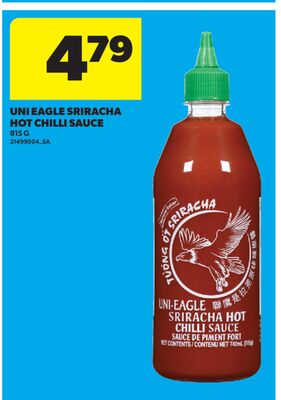 UNI EAGLE SRIRACHA HOT CHILLI SAUCE, 815 G
