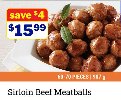 Sirloin Beef Meatballs
